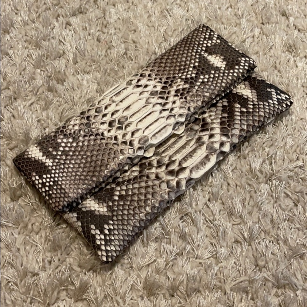 Leather clutch